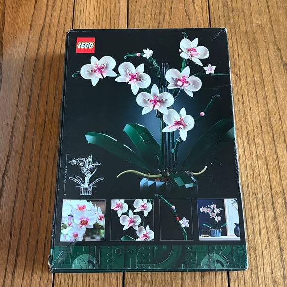 Lego Collection Botanique Orchid Building Set - White and Green - Picture 7 of 9